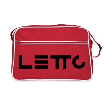 LeTTo Logo classique - Sac Retro - rouge/blanc - Devant