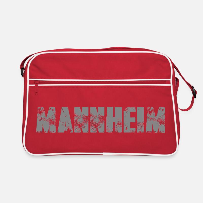 Mannheim Distressed Wordmark Retro Bag