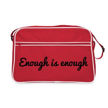 CITATION. MESSAGE. HUMOUR. CITATIONS DRÔLES - Sac Retro - rouge/blanc - Devant