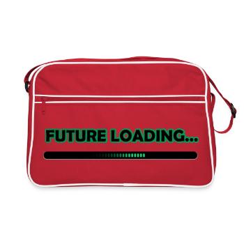 Future Loading Progress Tee - Retro Bag - red/white - Front