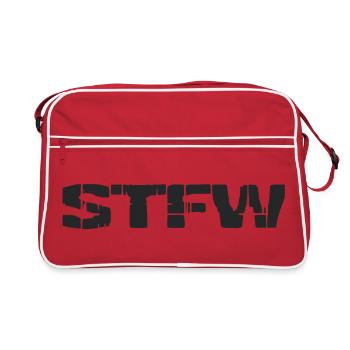 STFW - Search the fucking web - Retro Bag - red/white - Front
