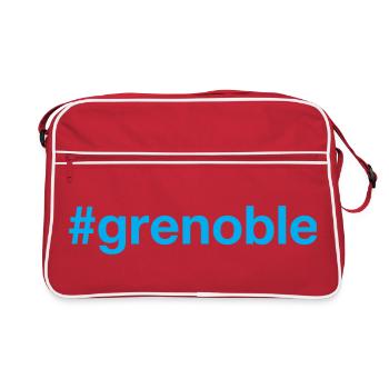 GRENOBLE Hashtag - Retro Bag - red/white - Front