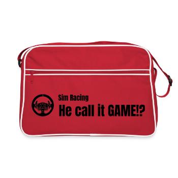 He call it Game V2 - Retro Tasche - Rot/Weiß - Vorne