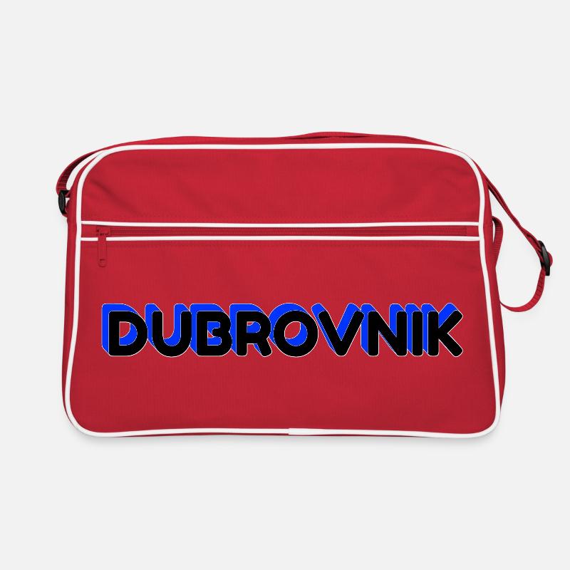 Lettrage de Dubrovnik dans la conception 3D Sac Retro