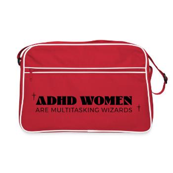 Femmes TDAH - Sac Retro - rouge/blanc - Devant