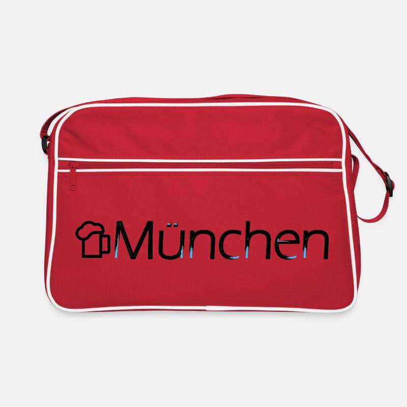 Farbexplosion Tuschezeichnung Retro Tasche