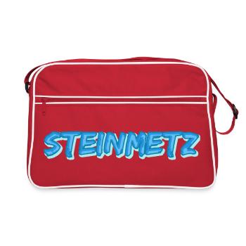 stonemason - Retro Bag - red/white - Front