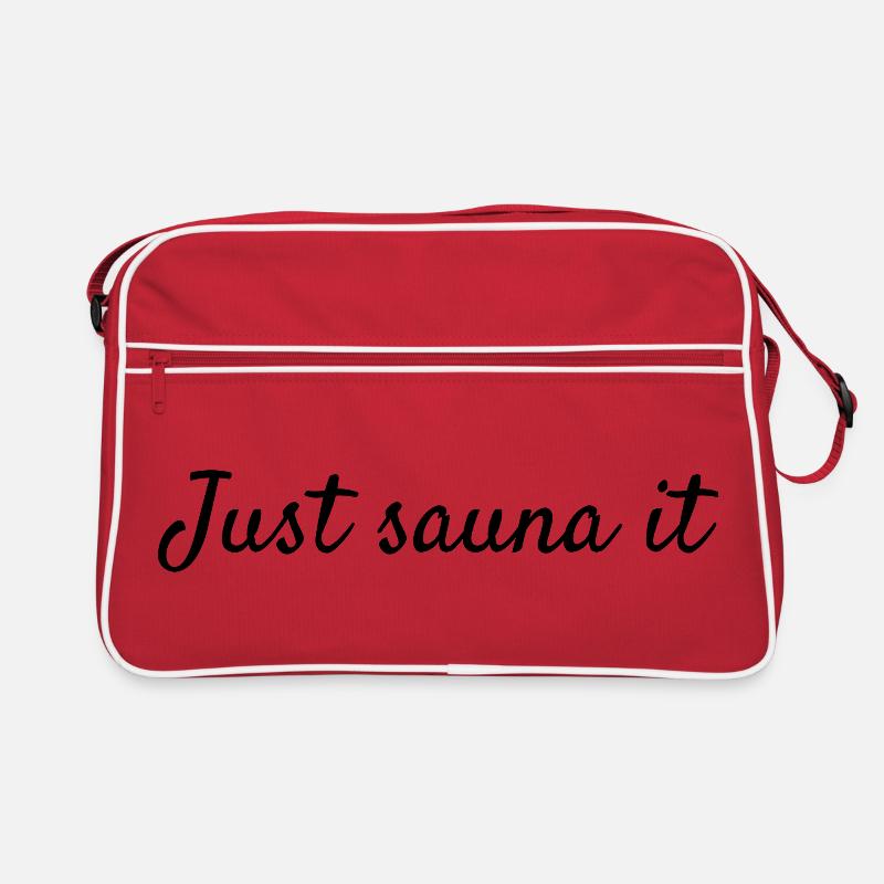 Juste sauna. Sac Retro