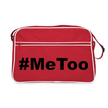 Hashtag #MeToo movement * - Retro Bag - red/white - Front