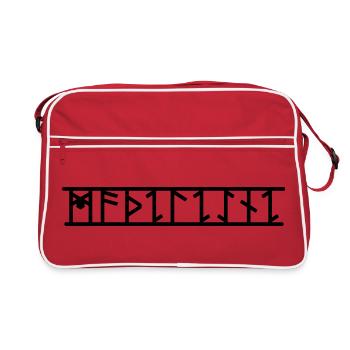 Madeleine - Retro Bag - red/white - Front