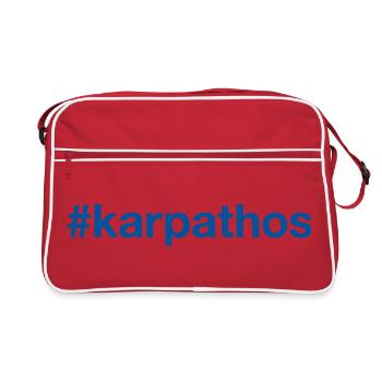 KARPATHOS Grèce Griechenland Hashtag - Sac Retro - rouge/blanc - Devant