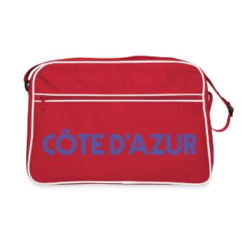 Côte d’Azur, France, France - Sac Retro - rouge/blanc - Devant