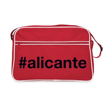 ALICANTE Hashtag - Sac Retro - rouge/blanc - Devant