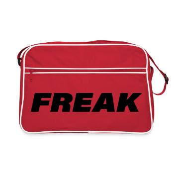 FREAK - Retro Tasche - Rot/Weiß - Vorne