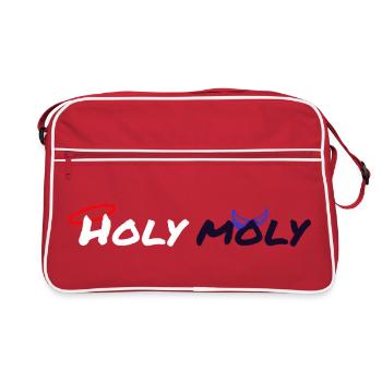 Sacré Moly design - Sac Retro - rouge/blanc - Devant