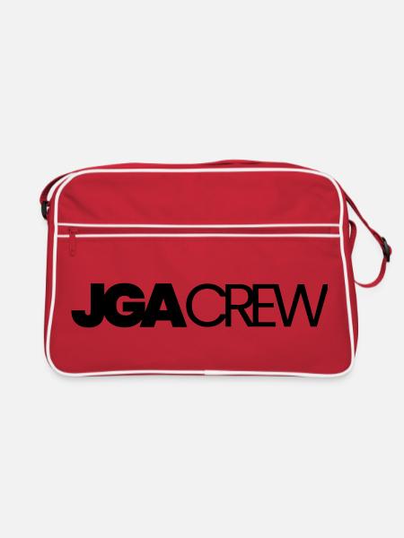 Bachelor Crew Enterrement de vie de garçon - Sac Retro - rouge/blanc - Devant