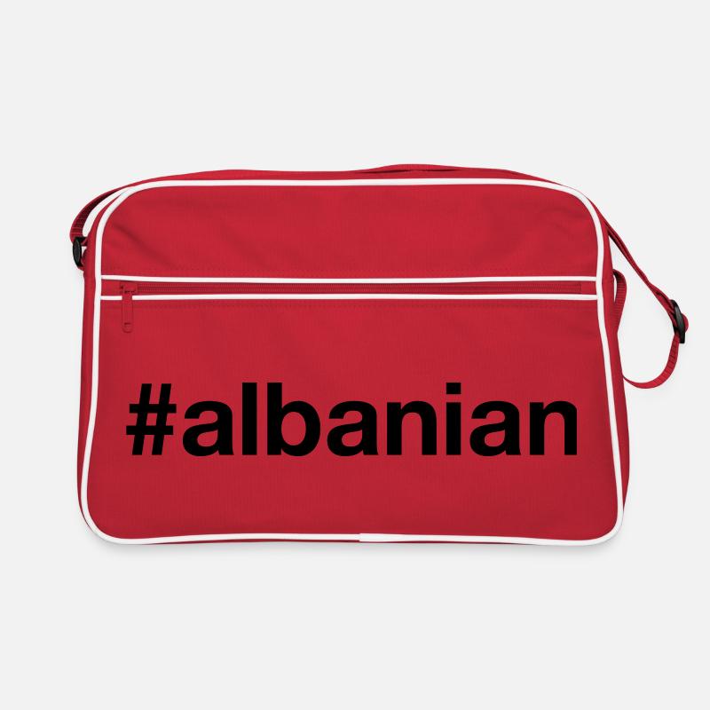 ALBANIEN Hashtag albanais Sac Retro
