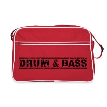 Basse de batterie - Sac Retro - rouge/blanc - Devant