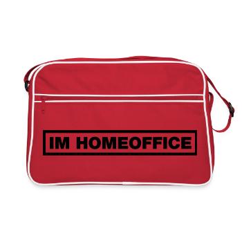 Au bureau à domicile - Sac Retro - rouge/blanc - Devant