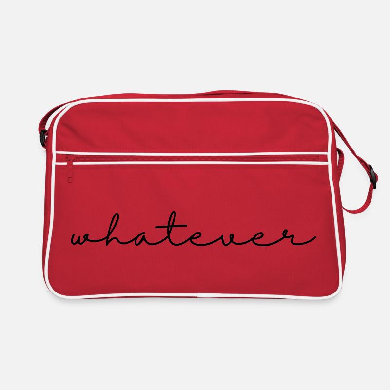 Whatever – saying, simple, cool and self-confident Retro Bag