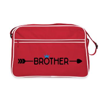 Brother - Sac Retro - rouge/blanc - Devant