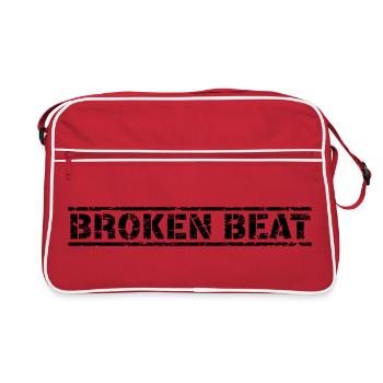 Broken Beat - Retro Bag - red/white - Front