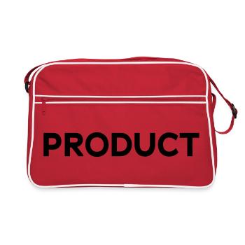 PRODUCT Design, Brand, Type, Typography, Statement - Retro Bag - red/white - Front