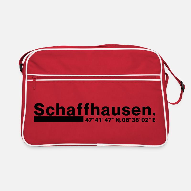 Schaffhausen Coordinates Schaffhausen Gift Retro Bag