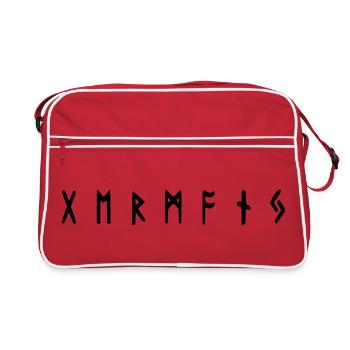 Runes 1 - Allemagne - Sac Retro - rouge/blanc - Devant