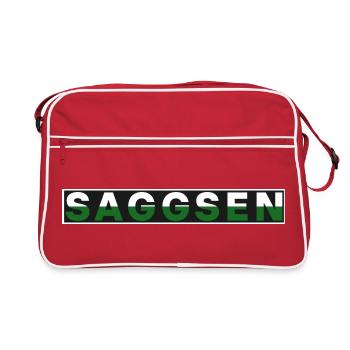 Saxony / Saggsen - Retro Bag - red/white - Front