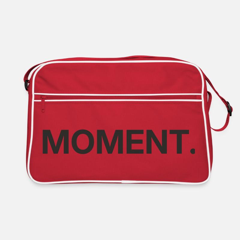 Moment – Conception de texte minimaliste Sac Retro