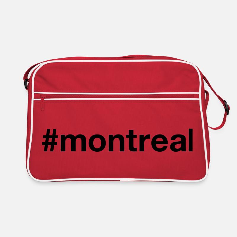 MONTRÉAL Canada Kanada Hashtag Sac Retro