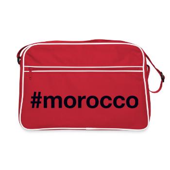 MAROC Hashtag Marokko - Sac Retro - rouge/blanc - Devant