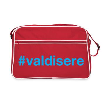 Hashtag Val d’Isère - Sac Retro - rouge/blanc - Devant