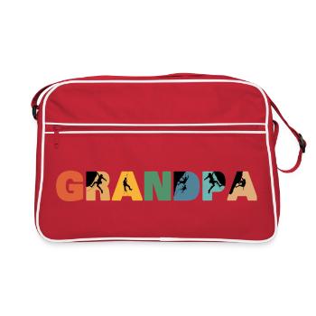 Grimpeur Papi Alpiniste Papi - Sac Retro - rouge/blanc - Devant