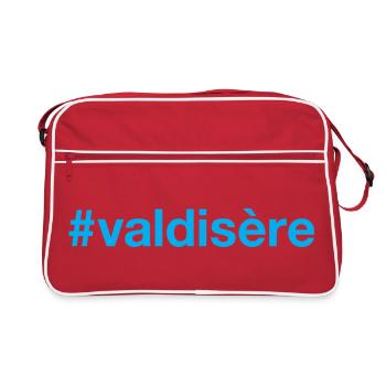 Hashtag Val d’Isère - Sac Retro - rouge/blanc - Devant