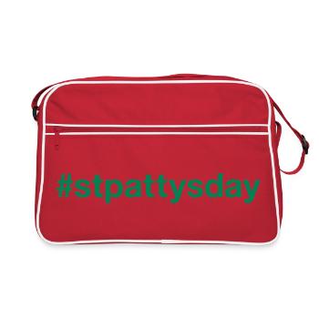 JOUR DE LA SAINT-PADDY - Sac Retro - rouge/blanc - Devant
