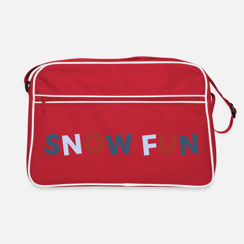 SchneeSpaß Retro Tasche