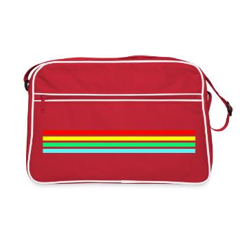 Raider rétro néon compatible - Sac Retro - rouge/blanc - Devant