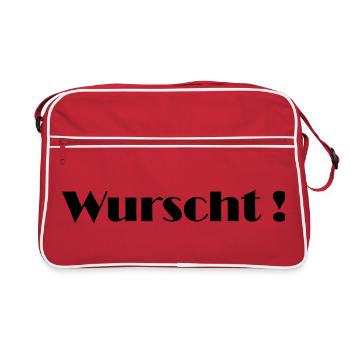 Wurst_logo - Sac Retro - rouge/blanc - Devant