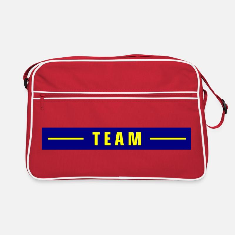Team Strich Retro Tasche
