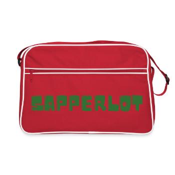 Sapperlot - Vocabulary - Forgotten Words - Retro Bag - red/white - Front
