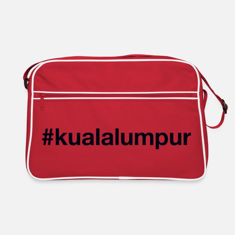 KUALA LUMPUR Hashtag Malaysia - Retro Bag - red/white