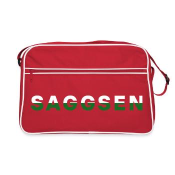 Saggsen / Saxony - Retro Bag - red/white - Front