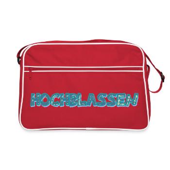 Cadeau pour les gens de la haute société - Sac Retro - rouge/blanc - Devant