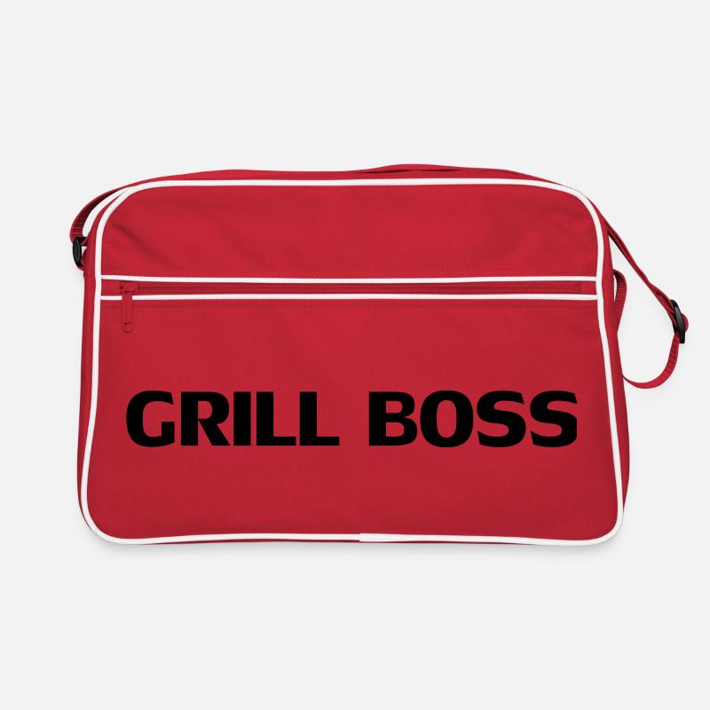 Barbecue,cuisinier,chef,de la viande,Boss,saucisse Sac Retro