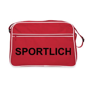 Sportif - Sac Retro - rouge/blanc - Devant