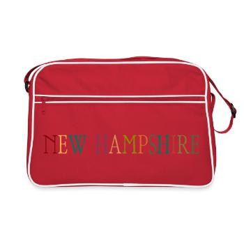 New Hampshire - Retro Bag - red/white - Front