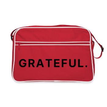Grateful - Attitude de Gratitude - Sac Retro - rouge/blanc - Devant