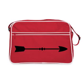 arrow - Retro Bag - red/white - Front